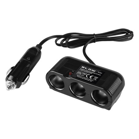 96-867 - Tändaruttagsgrenuttag 1xkontakt/3xuttag+kabel cs-32