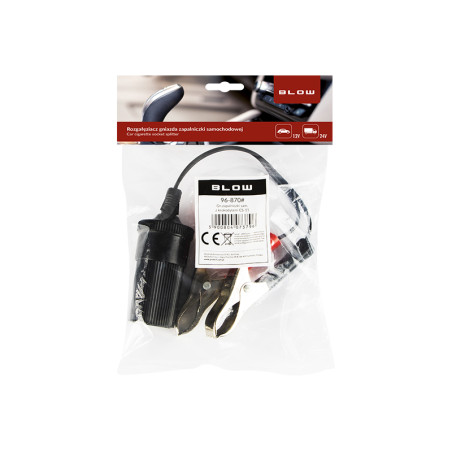 96-870 - Bilkontaktdon med krokodilklämmor cs-11