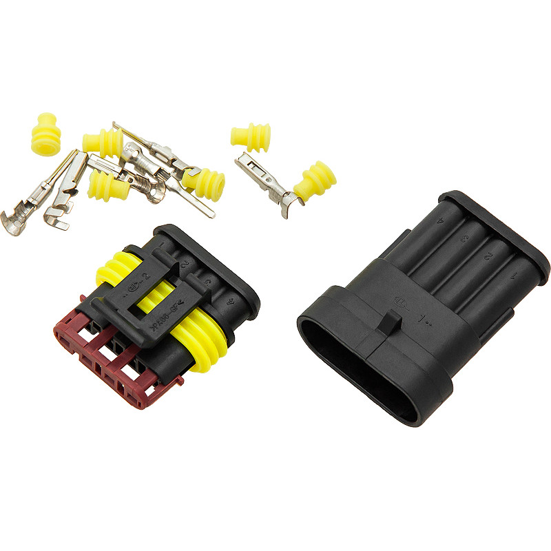 40-804- Vattentät anslutningskub oh-4 (uttag och stickkontakt) komplett