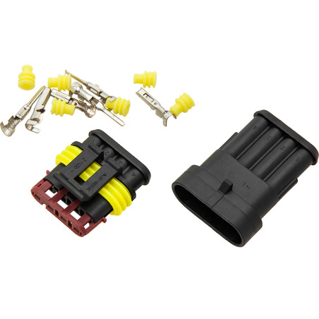 40-804- Vattentät anslutningskub oh-4 (uttag och stickkontakt) komplett