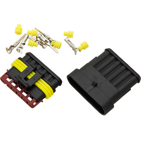 40-806- Vattentät anslutningskub oh-6 (sockel och kontakt) komplett