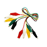 96-763- Krokodil 55mm med kabel komplett 5 st längd på kabeln 51cm