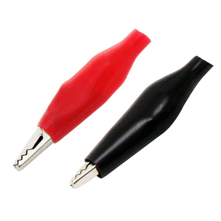 96-702- Liten krokodil i isolering 35mm svart/röd