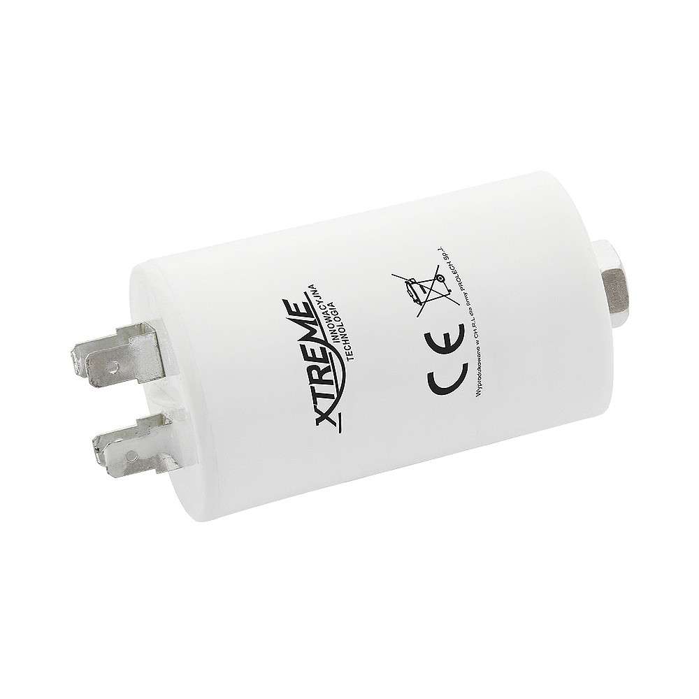 2774 - Motor kondensator 4uf/450vac med anslutning 2774 - Motor kondensator 4uf/450vac med anslutning