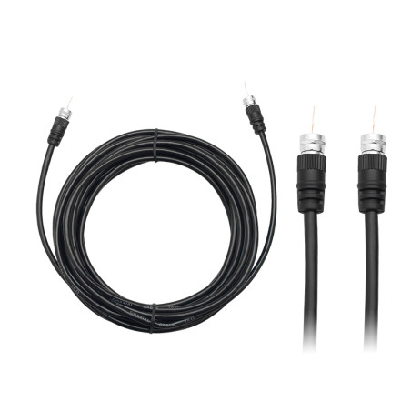 4372 - Anslutning hane-hane 1,5m svart