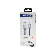 66-081- Przyłącze usb a - micro b 1,5m plecionka-metal blister