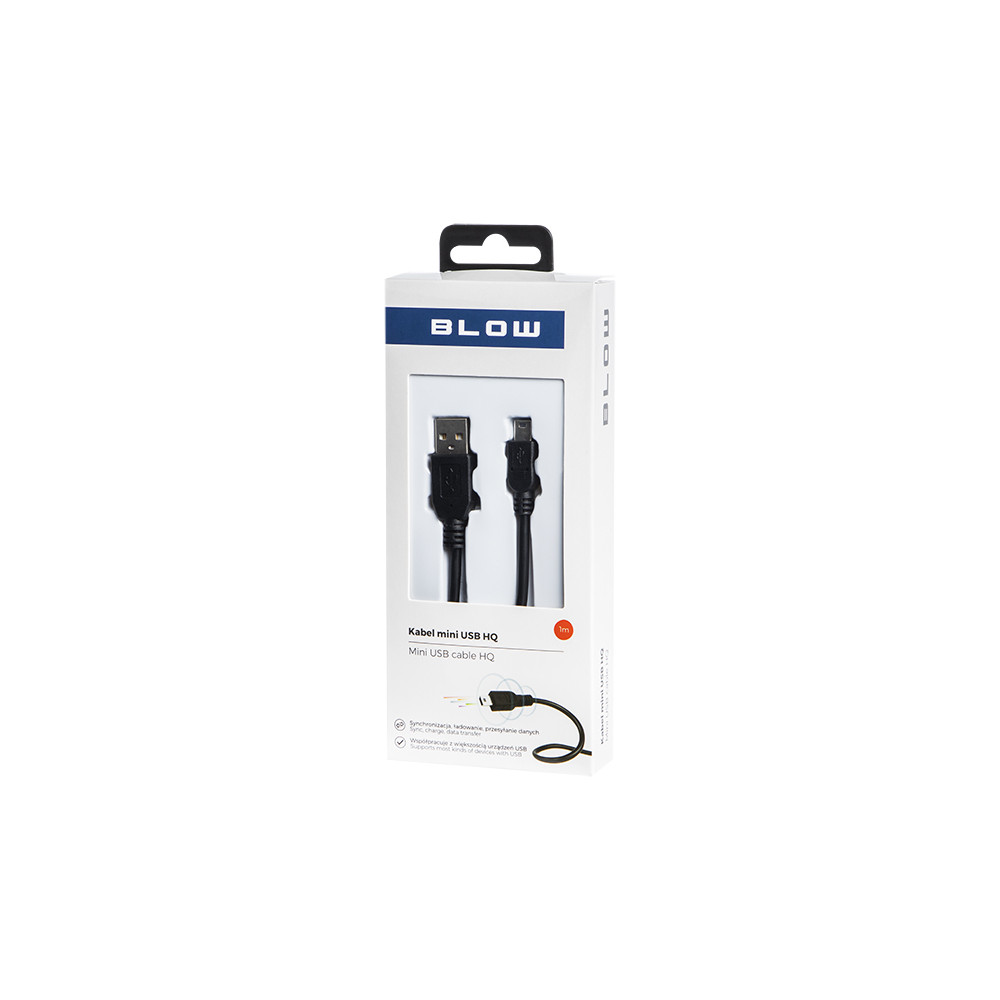 66-082- Przyłącze usb a - mini b 1m blister 66-082- Przyłącze usb a - mini b 1m blister