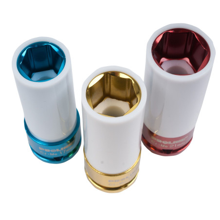 29080 Slagnyckelsatser 1/2 tum för aluminiumfälgar CrMo, Proline