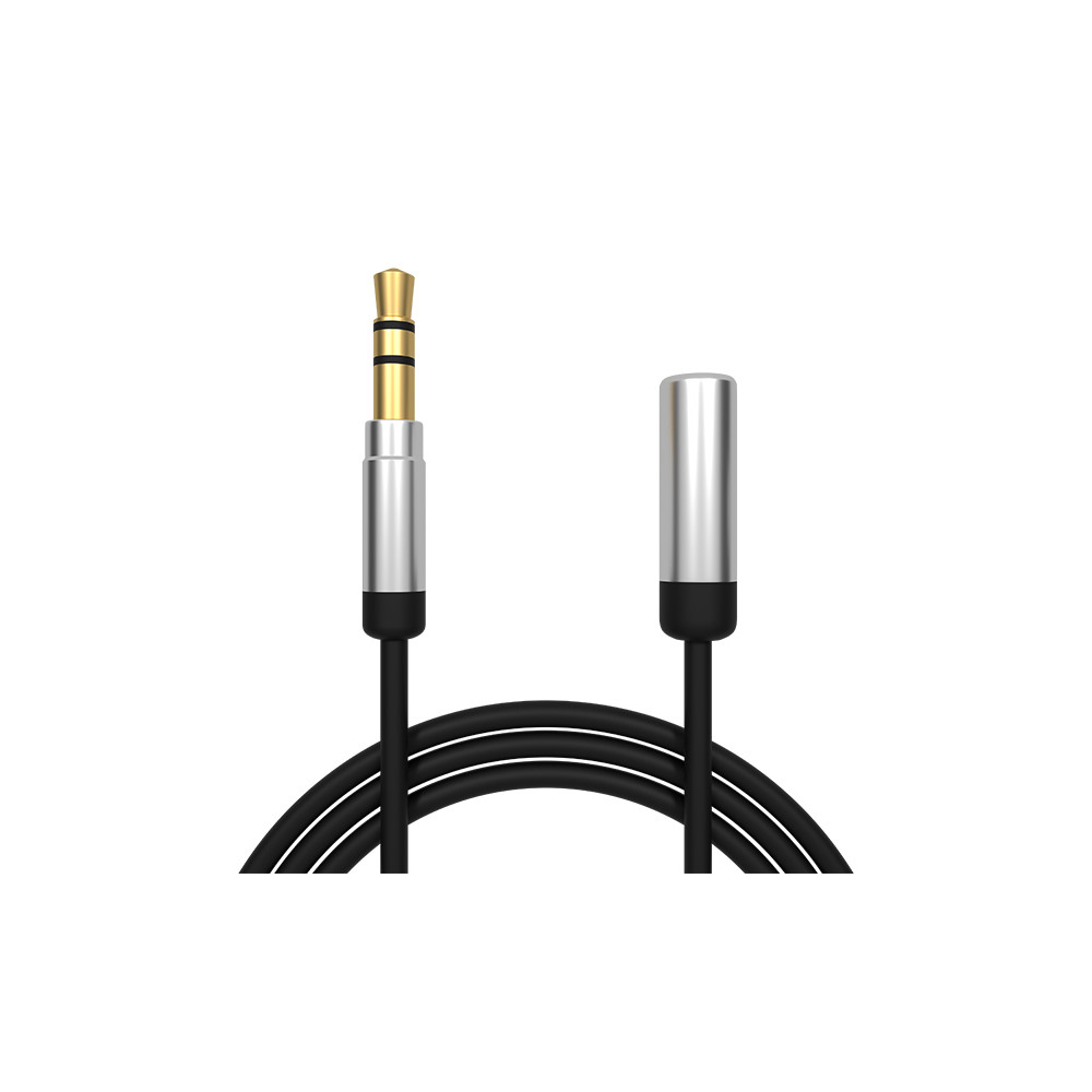 91-282- Förlängningskabel 3,5 mm jack 1m rak metall blisterförpackning 91-282- Förlängningskabel 3,5 mm jack 1m rak metall blisterförpackning
