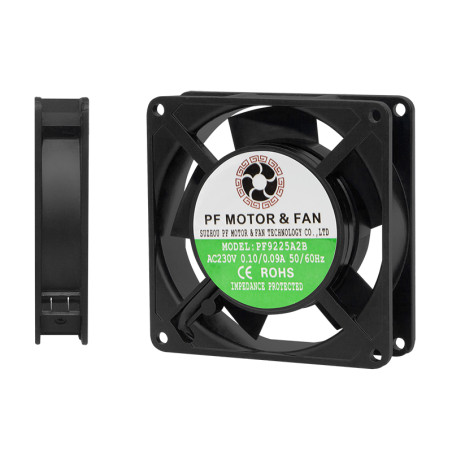 85-943- Fläkt 92x25mm 230v kulterminal