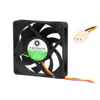 85-702- Fläkt 70x15mm 24v glidkontakt 3-ledad