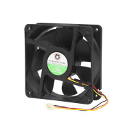 85-130- Fläkt 120x38mm 12v kulbana 3-ledad