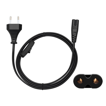 4439- Anslutning sn-14 nätverk 1,5m + strömbrytare 2x0,75mm