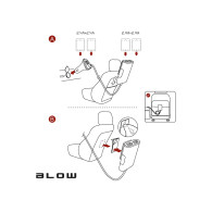 75-744- Bil laddare med 4 USB-uttag, 9,6 A.