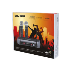 33-002- Mikrofon prm902 blow - trådlös - 2 mikrofoner