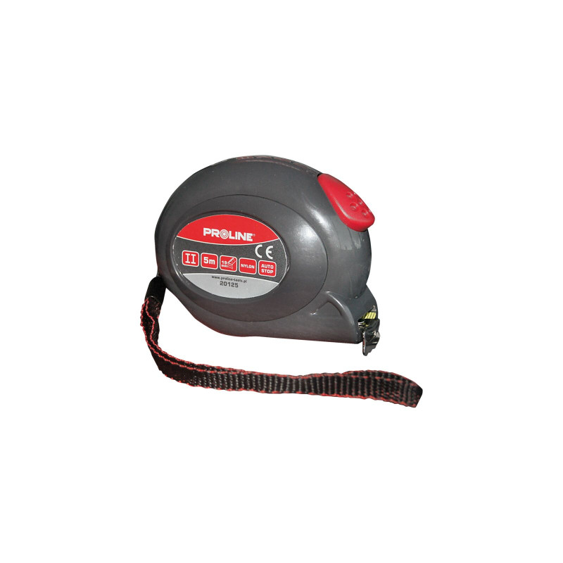 20125 Mätband 5m/19mm, nylonbelagd, Proline