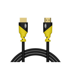 92-654- HDMI-HDMI-kabel gul rak 1,5m 4k