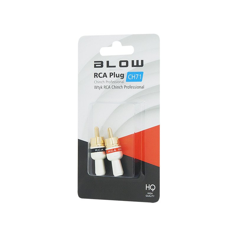 93-557- Hane rca cinch ch71 professionell 5mm kontakt