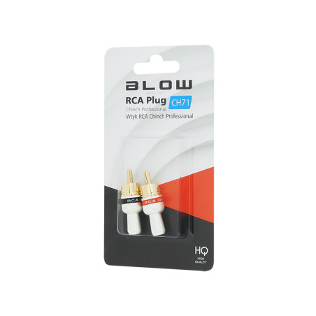 93-557- Hane rca cinch ch71 professionell 5mm kontakt