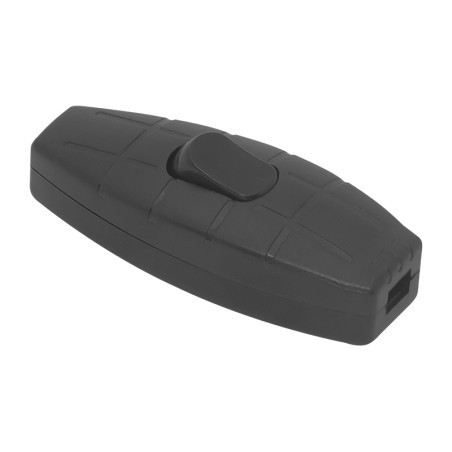 97-012- Genomströmbrytare pp13 svart 230v