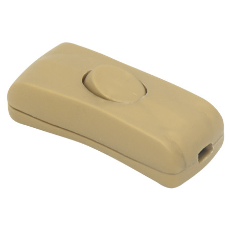 97-020- Genomströmbrytare pp14 guld 230v