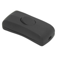 97-022- Przełącznik przelotowy pp15 czarny 230v