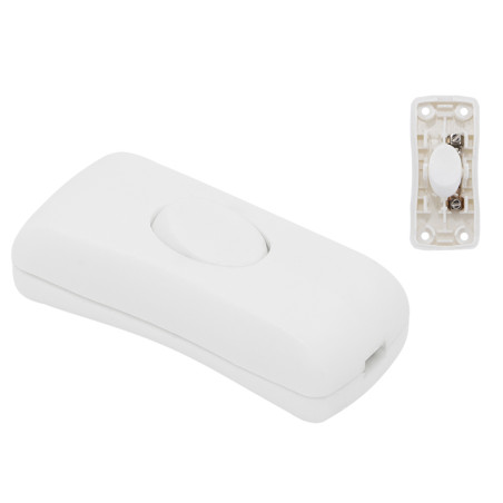 97-023- Genomgångsbrytare pp15 vit 230v