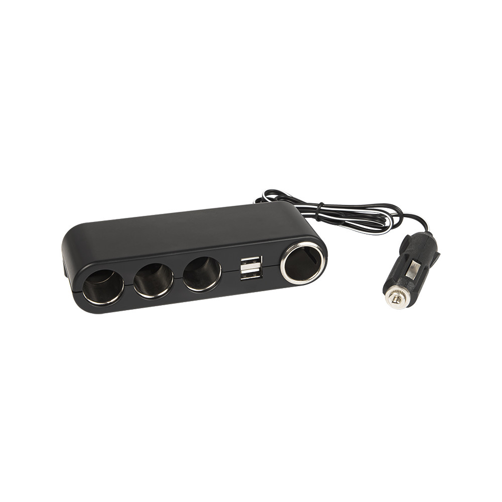 96-875- Rozgałęźnik zapalniczki samochodowej 1xwtyk/4xgniazdo+usb cs-42 kabel' 96-875- Rozgałęźnik zapalniczki samochodowej 1xwtyk/4xgniazdo+usb cs-42 kabel'