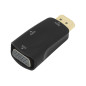 92-121- HDMI-adapter hane till VGA hona + 3,5 mm hona.