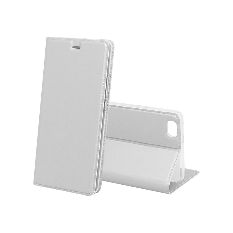 79-506- Fodral Huawei P8 Lite silver 'L'