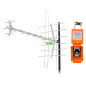 3687- Riktantenn för DVB-T MUX1238 TV-antenn, horisontell + vertikal UHF + vertikal VHF, passivt set Q100.