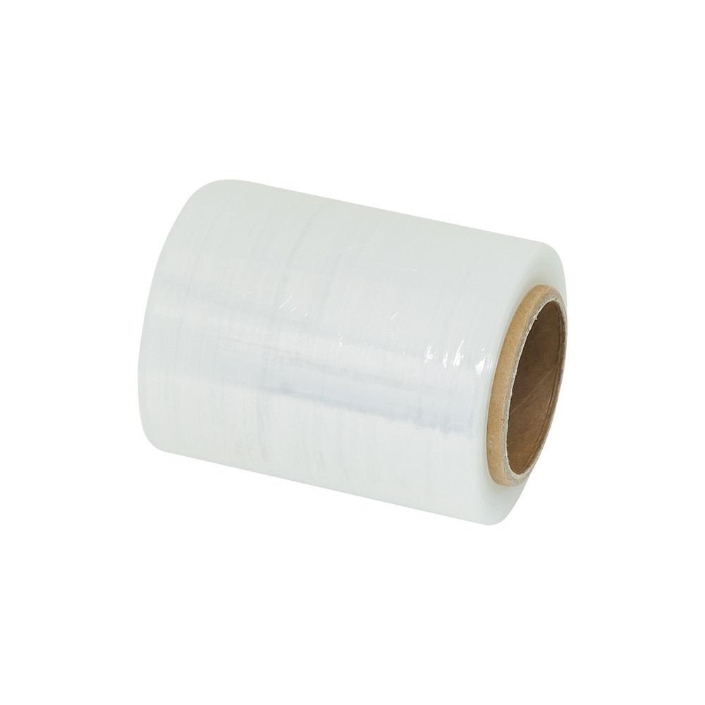 9340- Folia stretch mini przezroczysta 100mmfi50 0,2kg szerokość-10cm. -grubośc-23um 9340- Folia stretch mini przezroczysta 100mmfi50 0,2kg szerokość-10cm. -grubośc-23um