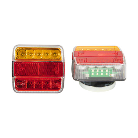 23-214- LED-lampset för bilsläpvagn med magnet