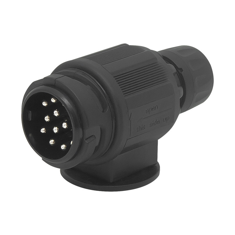 4624 - Plastplugg för 13-stifts släpvagnskontakt