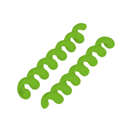 42-113- Kabelorganisatör - flexibel fjäder grön