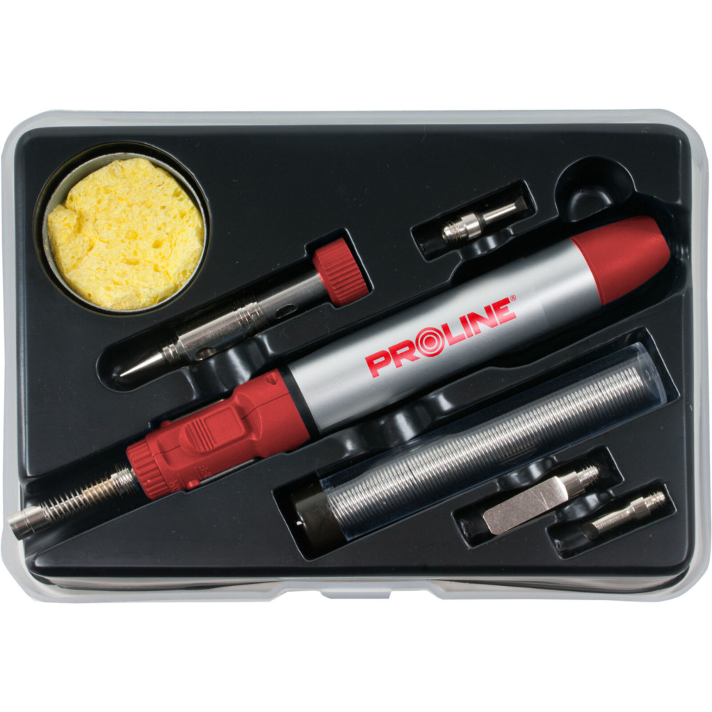 60037 Minilödkolv - 7-delars set - 13 ml, piezo, 1300 grader C 60037 Minilödkolv - 7-delars set - 13 ml, piezo, 1300 grader C