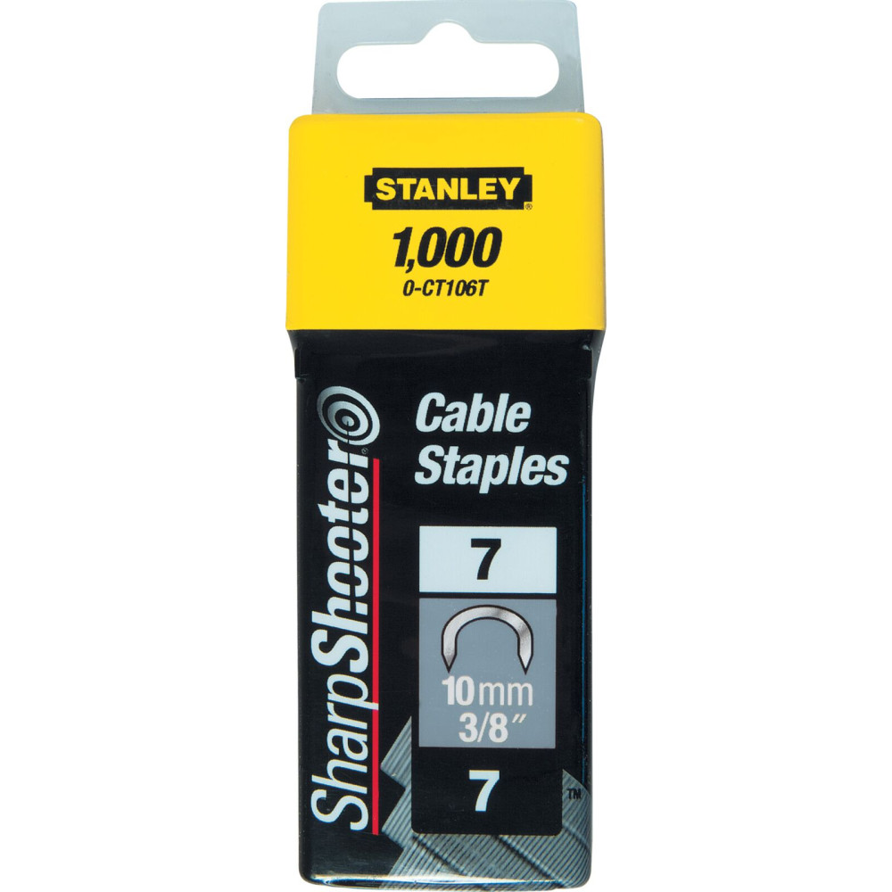 CT106T1 Häftapparat typ 7, CT100, 10mm, 1000 stycken, Stanley 1-CT106T CT106T1 Häftapparat typ 7, CT100, 10mm, 1000 stycken, Stanley 1-CT106T