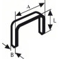 TRA205T1 Häftklammer typ A, 3/53/530, 8 mm, 1000 stycken, Stanley 1-TRA205T