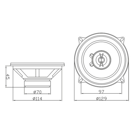 30-602- Högtalare blow s-130      4ohm
