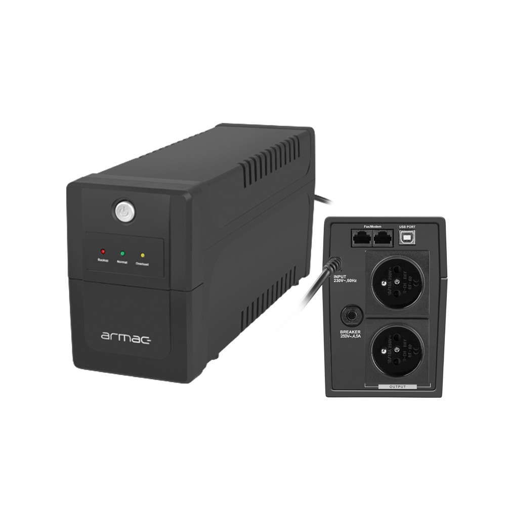 4380 - Nödströmsförsörjning UPS Armac Home 850E LED