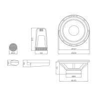 30-846- Bilhögtalare blow vr-160 set