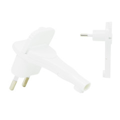 2293- Vinkelkontakt wt-11p vit platt