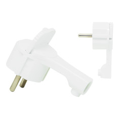 2294- Vinkelkontakt wt-16up vit platt