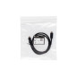 66-118- USB-C till USB-C 3.1 anslutningskabel, 1,0m svart