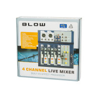 33-201- Audio studio mixer prmx 4 blow 4 kanaler bt