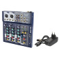 33-201- Audio studio mixer prmx 4 blow 4 kanaler bt