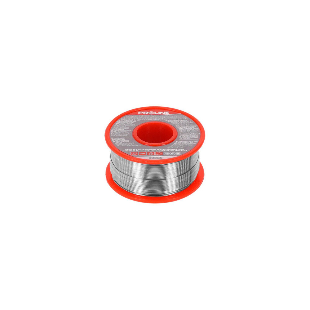 60326 Lödtenn till lödning 0,7 mm spole 100 g 60326 Lödtenn till lödning 0,7 mm spole 100 g