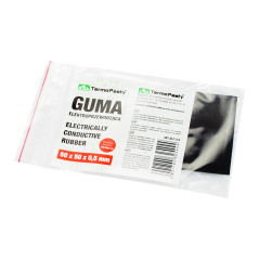 2356 - Ledande elektriskt gummi 50x50x0,5mm ag