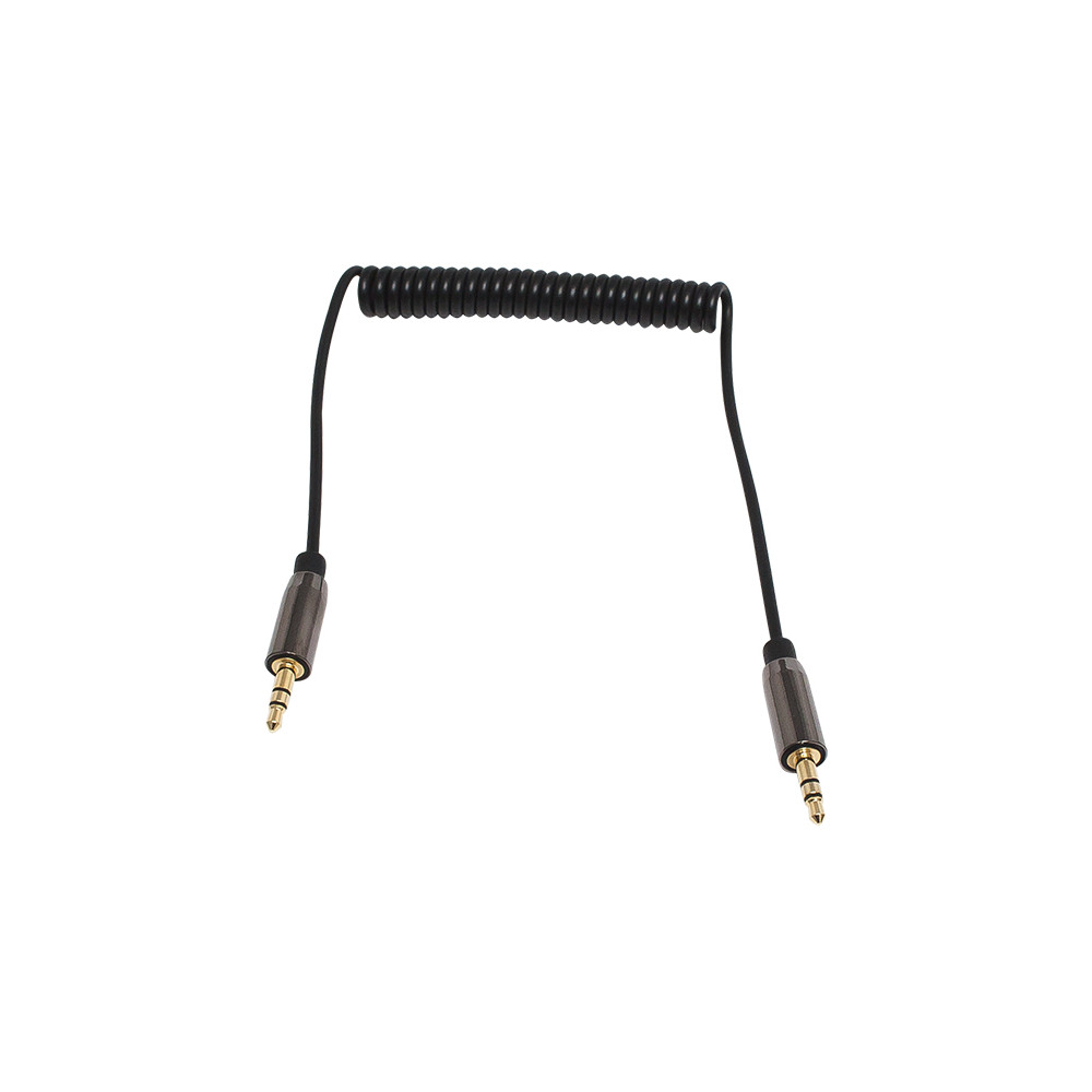 91-274- Anslutning hane 3,5 mm-hane 3,5 mm 1 m spiral