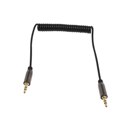 91-274- Anslutning hane 3,5 mm-hane 3,5 mm 1 m spiral
